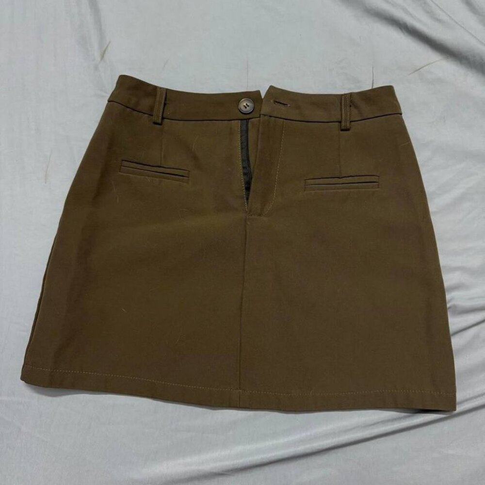 Brown Mini Skirt
